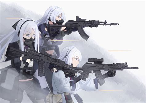 Safebooru 3girls Absurdres Acog Ak 12 Ak 12 Girls Frontline Ak 15 Ak 15 Girls Frontline