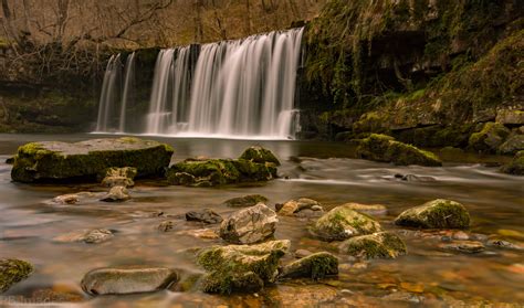 Wallpaper Wales Waterfall Water Longexposure Rocks River Moss
