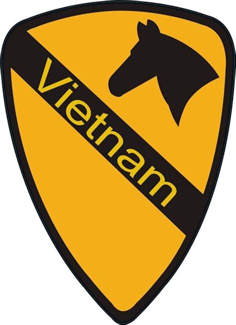 38 Us Army 1st Cavalry Vietnam Decal Sticker Automotive