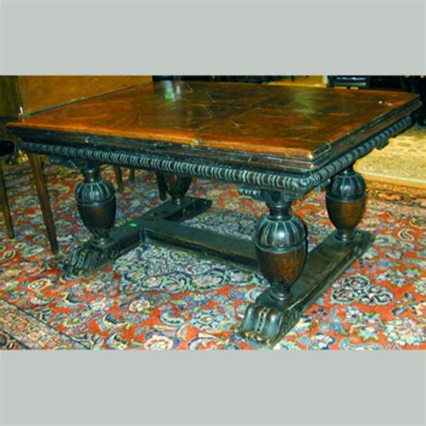 Jacobean Style Walnut Library Table For Sale At Auction On Wed 0206