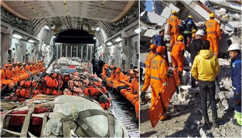 Ndrf Start Rescue And Relief Operations In Earthquake Hit Turkey