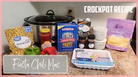 This version is simply the best! Crockpot Fiesta Chili Mac | Dump & Go Crockpot Meal - YouTube
