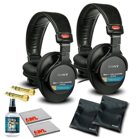 Sony Mdr 7506 Headphones Professional Large Diaphragm Headphone 2 Pack
