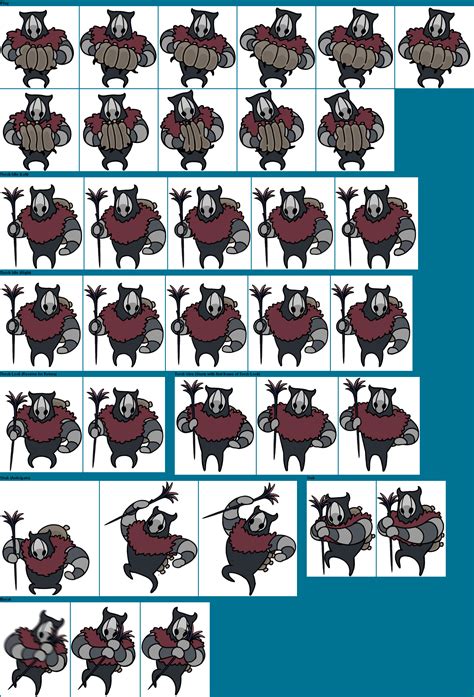 The Hollow Knight Sprite Sheet
