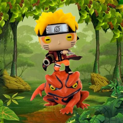 Funko Pop Naruto On Gamakichi 106 Rides Naruto Shippuden Arena