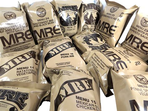 MREs Meals Ready To Eat Genuine U S Military Surplus Pack Assorted Flavor Long Life