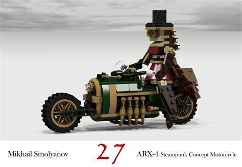 Arx 4 Steampunk Concept Motorcycle Mikhail Smolyanov 20 Flickr
