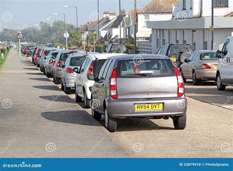 Row Of Parked Cars Editorial Stock Photo Image 33879918