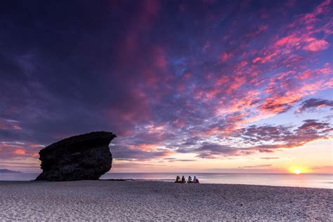 Pretty Beach Sunset 5k Retina Ultra Hd Wallpaper Background Image