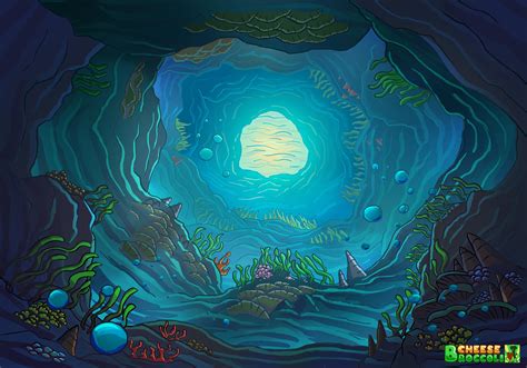 Underwater Cave By Michiel Van Den Heuvel Rimaginarylandscapes