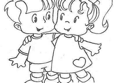 Dibujos De Ninos Para Colorear Faciles - Dibujos Para Colorear Y Pintar