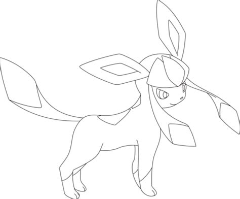 Glaceon coloring page | Free Printable Coloring Pages | Pokemon
