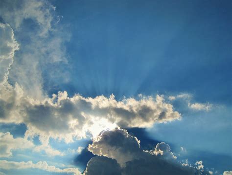 Sun Behind Cloud Free Stock Photo Public Domain Pictures