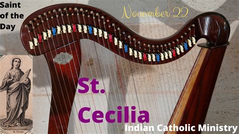 St Cecilia Saint Of The Day November 22 Early Christian Martyr