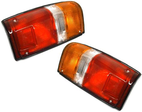 Pair Of Tail Lights For Toyota Hilux 1983 1988 Style Side Models