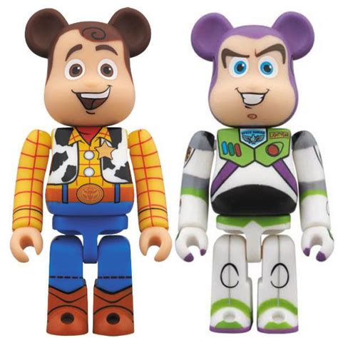 Woody And Buzz Lightyear Toy Story Disney Pixar 400 Bearbrick Bundle
