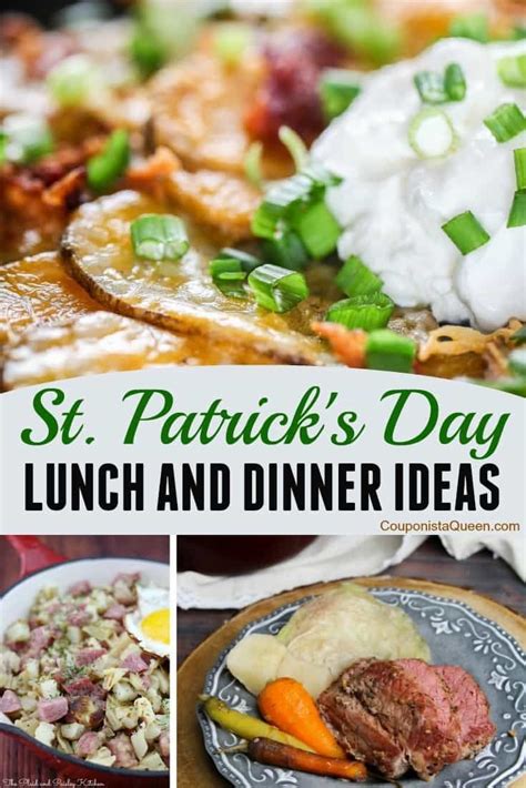 Lunch And Dinner Ideas For St Patricks Day Couponista Queen