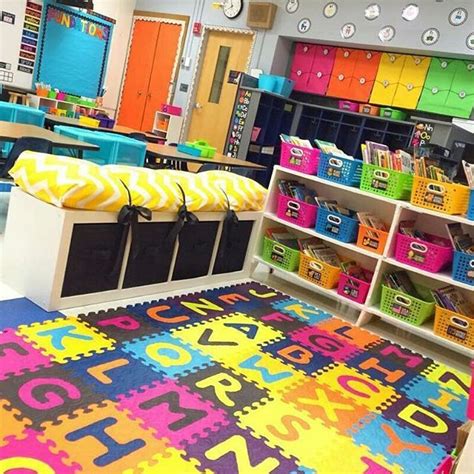 I Absolutely Love The Bright Colors In Firstgrademade S Classroom