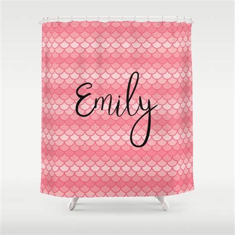 Check spelling or type a new query. Buy Emily - Mermaid - Pink Blush Shower Curtain by ...