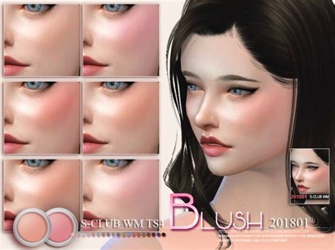 The Sims Resource Blush 201801 By S Club • Sims 4 Downloads