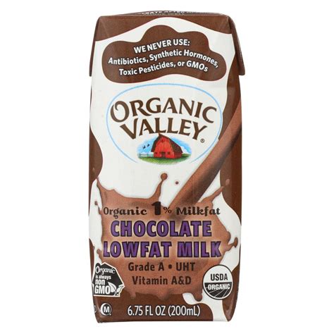Organic Valley Single Serve Aseptic Milk Chocolate 1 Case Of 12