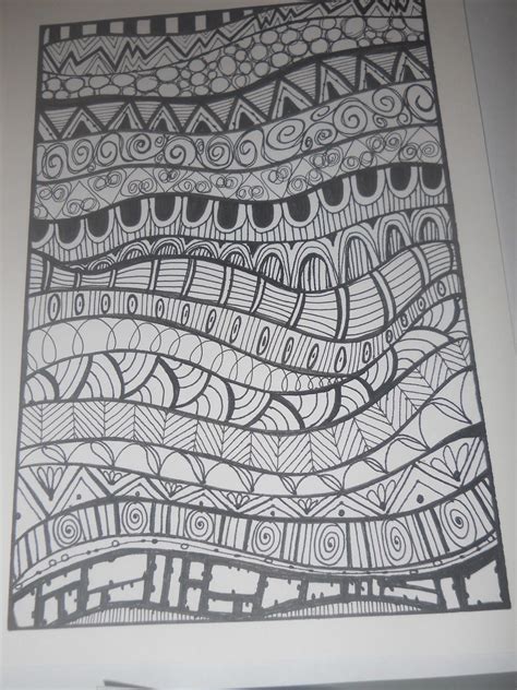 Connect dots 2 and 4 with an inward curved line. 27 Zentangle Patterns Doodle Art Ideas For Beginners Télécharger By example doodle