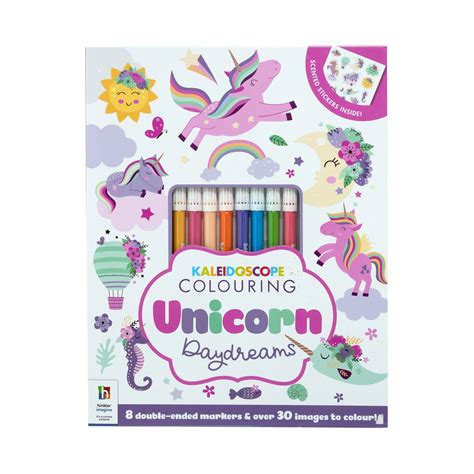 Kaleidoscope Unicorn Daydreams Colouring Kit Hobbycraft