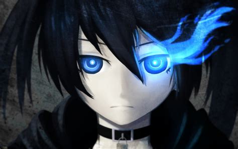 Black Hair Blue Eyes Anime Girl
