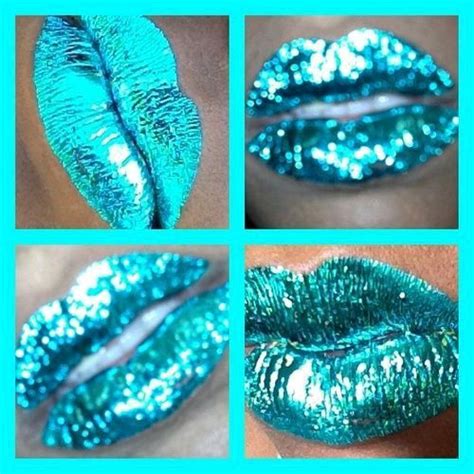 Wonderfuln Turquoise Blue Lip Shimmers Love This Shimmery Lips Lip