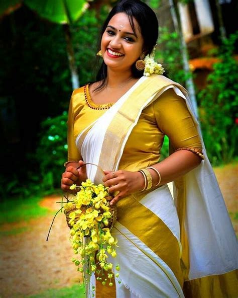 Pin By Green On Beautiful Actress Kerala Saree Blouse Kerala Saree Kerala Saree Blouse Designs