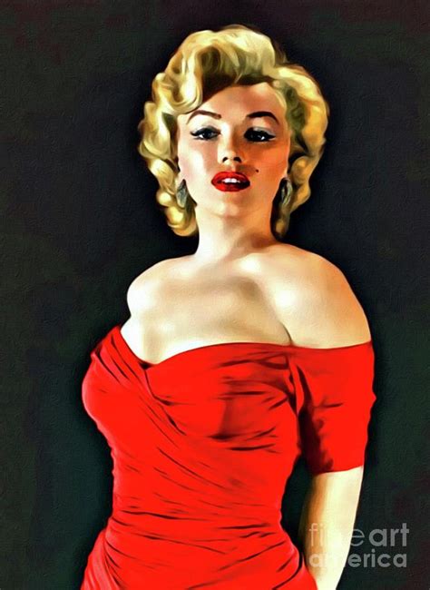 Marilyn Monroe Digital Art By Mary Bassett Digital Art By Esoterica