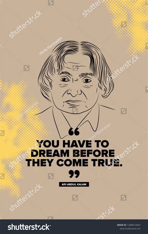 Apj Abdul Kalam Sketch Vector Illustration 스톡 벡터로열티 프리 1368614567