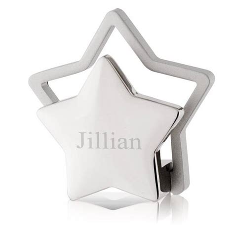 Personalized Silver Star Card Holder And Keychain Set