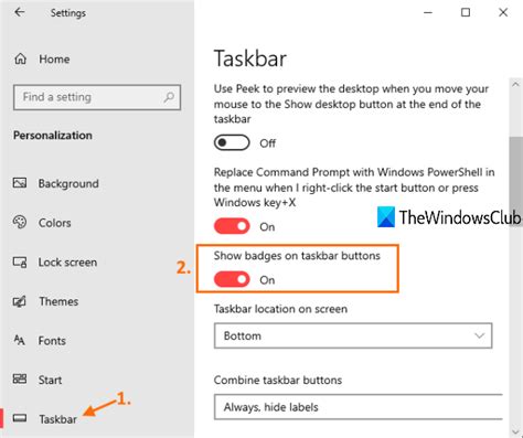 Taskbar Notifications Not Showing In Windows 1110