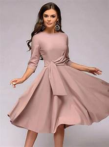 Pink Cinched Waist Ruffled Midi Dress Jollymuse Midi Ruffle Dress