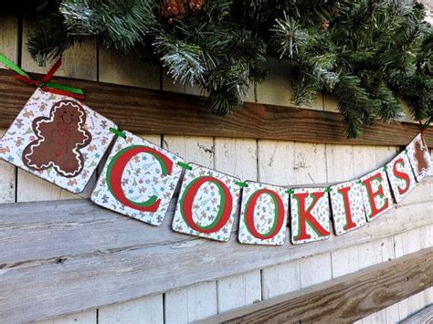 Christmas Banner Christmas Photo Prop Cookie By Bannerblitz Cookie Swap
