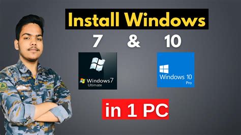How To Install Windows 7 And Windows 10 In One Pc Dual Boot In Hindi