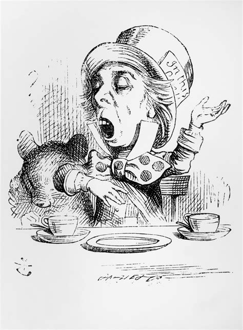 John Tenniel The Mad Hatter Illustration From Alices Adventures In
