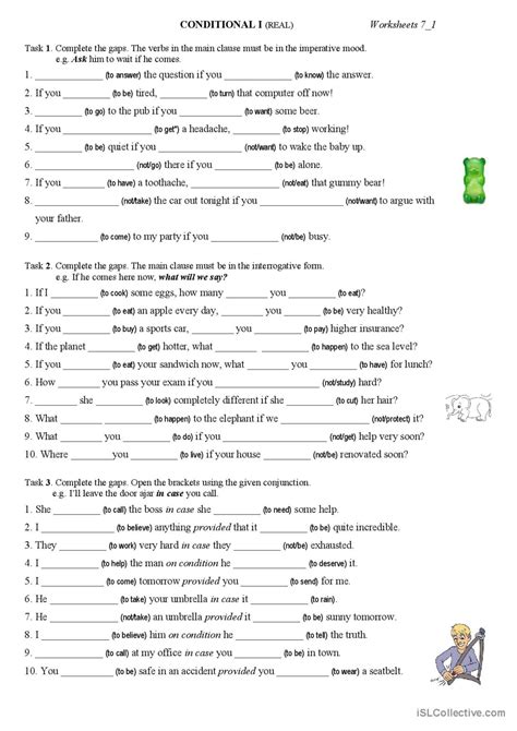 Worksheet Conditional I General G Deutsch Daf Arbeitsbl Tter Pdf Doc