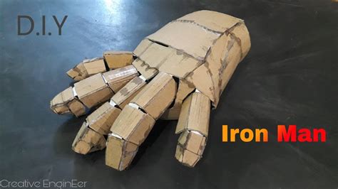 People also love these ideas now make a hole in the sheet with the help of the screwdriver and broaden the hole with the help of a wire cutter so that the scissor can be inserted in it. How to make Iron man hand | full tutorial | Cardboard hand model | Creative EnginEer - YouTube