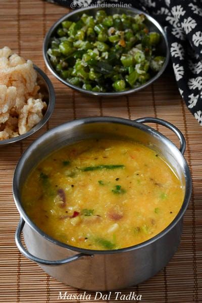 Masala Dal Tadka Dal Tadka Recipe — Spiceindiaonline