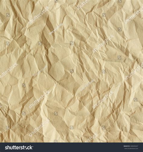 Old Crumpled Paper Texture Beige Paper Stock Photo 340049267 Shutterstock