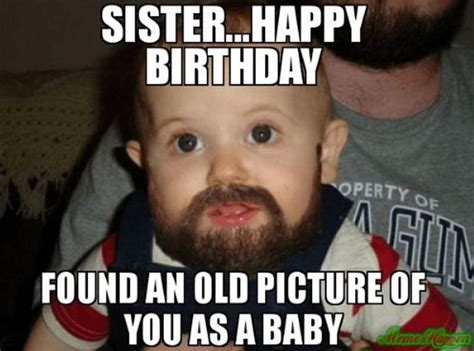 91 Happy Birthday Sister Memes