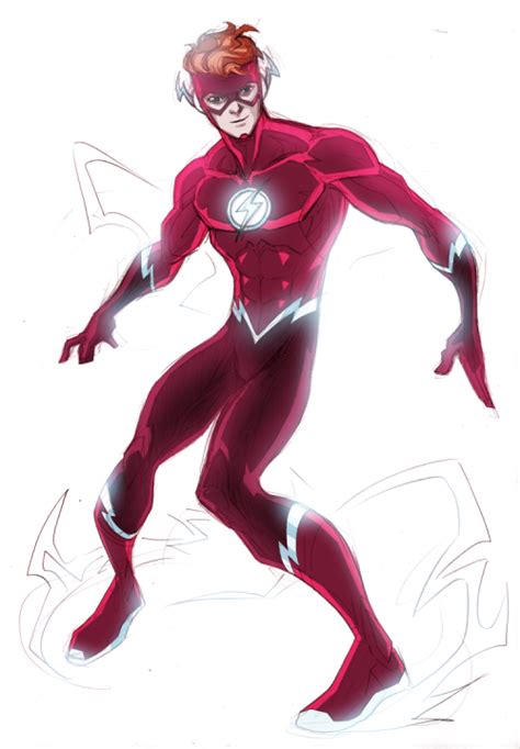 Wally West The Flash Rebirth Luciano Vecchio Wally West Kid Flash