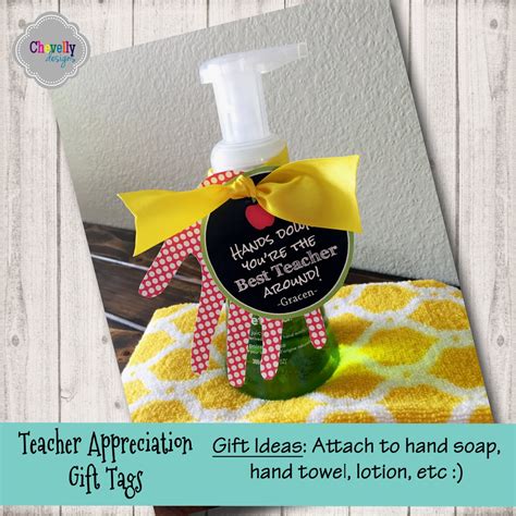 Hand Soap Appreciation Printable Gift Tag hand lotion hand | Etsy