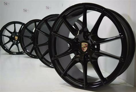 20 Porsche 991 911 20 Carrera S Wheels Rims Factory Oem Original Black