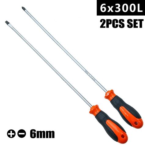 Pcs Inch Extended Screwdriver Long Slotted Cross Screwdriver