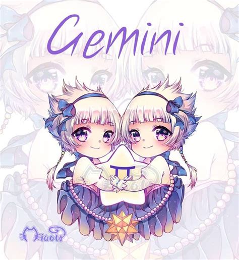 Zodiac Sign Gemini By Miaowx3 On Deviantart Zodiac Signs Gemini