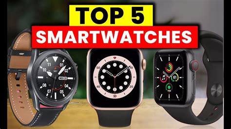 Top 5 Smartwatches Best Smartwatch Picks 2021 Review