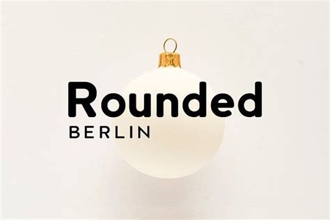 BERLIN Rounded - Sans Serif Typeface | Sans serif typeface, Typeface ...